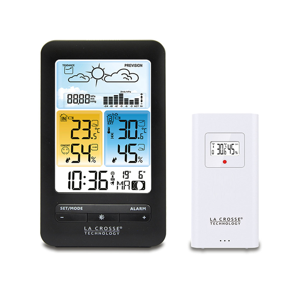 WS6212 La Crosse Colour Weather Station with Barometric Pressure & Moon Phases - WS6212 - Image 2
